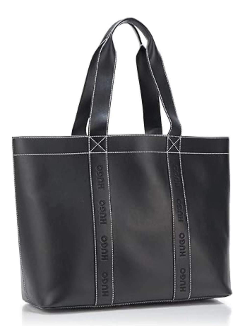 HUGO Becky Tote One Size in Black Gloss - Picture 2 of 5